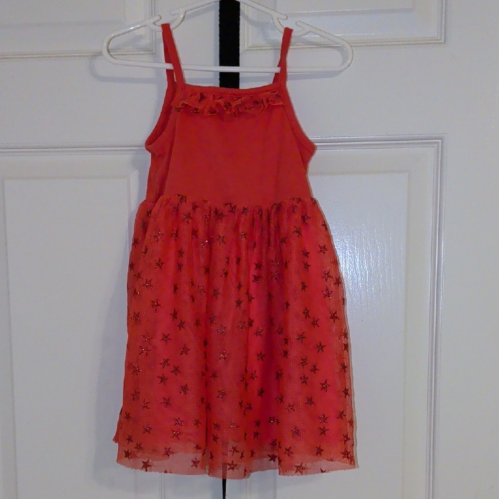 Cat & Jack Starry Red Dress